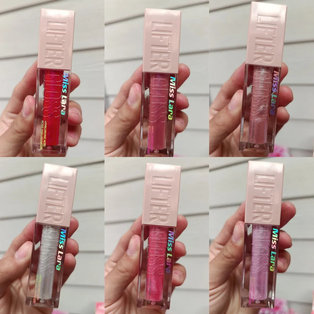 Pack 6 Lip Gloss Miss Lara Dupe Maybelline con Brillo — 6 Tonos | Mayorista