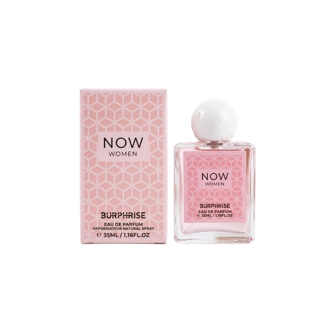 Miniaturas de Perfume 35ml Burphrise — Inspiración Eclaire, Haya, Now Women y Mayar
