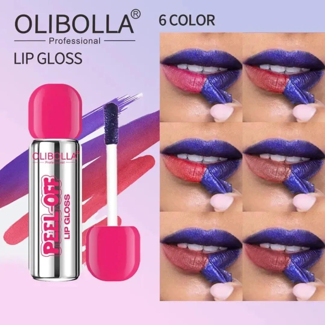 Peel Off Lip Glaze Olibolla — 6 Tonos Disponibles | Brillo y Tinte Duradero
