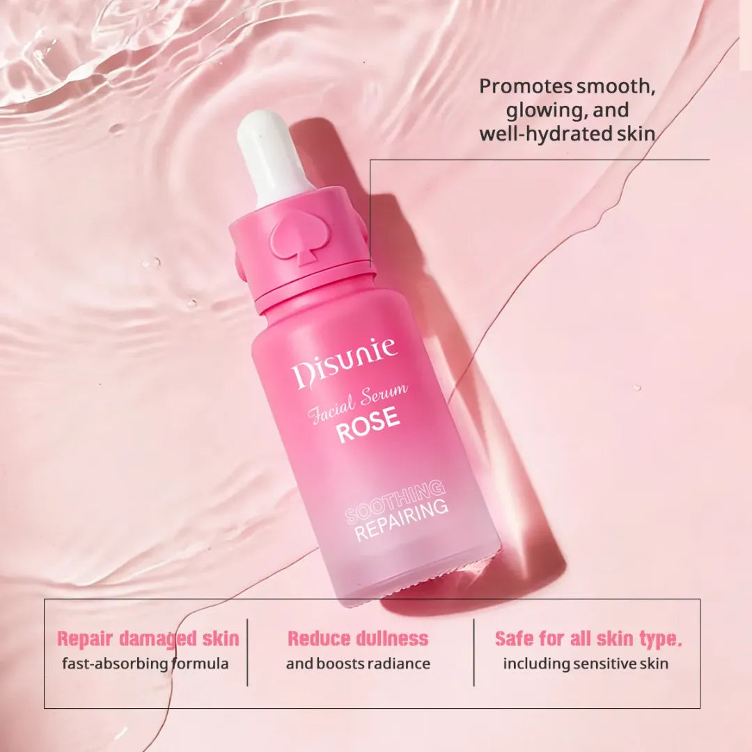 Sérum Facial Disunie 40ml — Ácido Hialurónico + Rosa | Reparación e Hidratación
