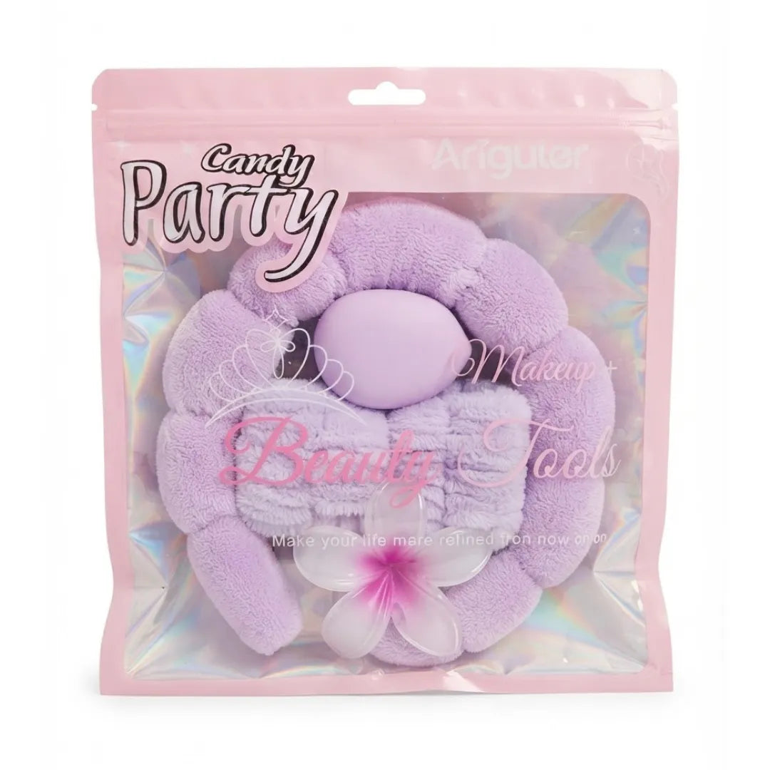 Set Accesorios Skincare Candy Party 4 Piezas — Kit Completo de Rutina Facial