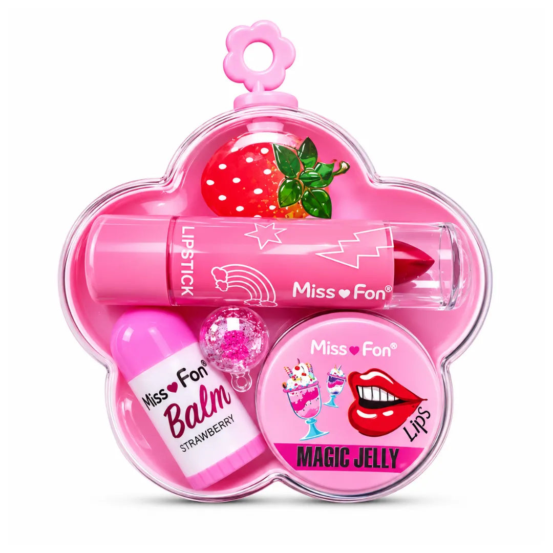 Set 5 Lip en 1 Lip Gloss Miss Fon — 5 Funciones en Un Solo Producto